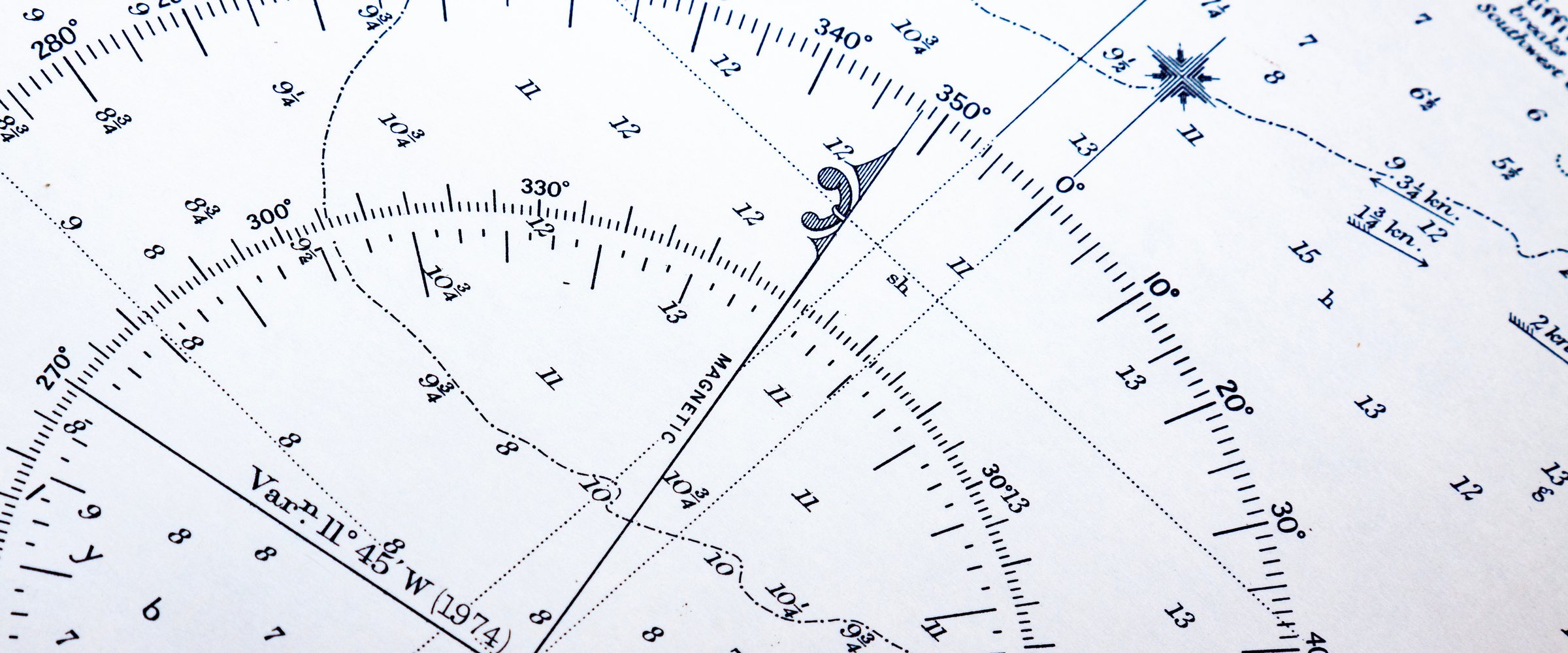 Old navigation chart