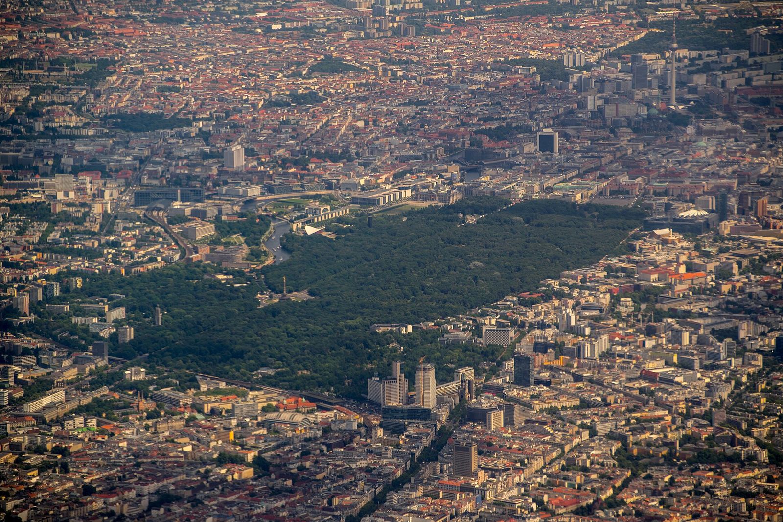 Aerial photographs of Berlin