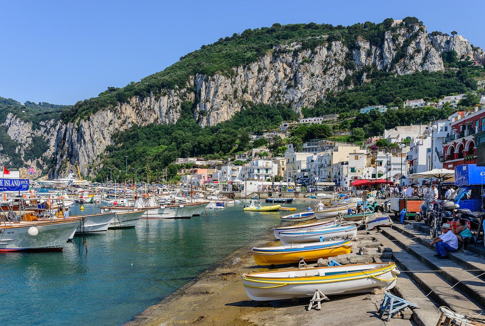 Marina Grande, Capri island, Campania, Italy