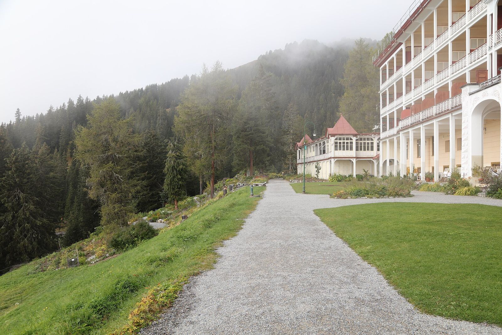 Exterior of the Berghotel Schatzalp, Davos