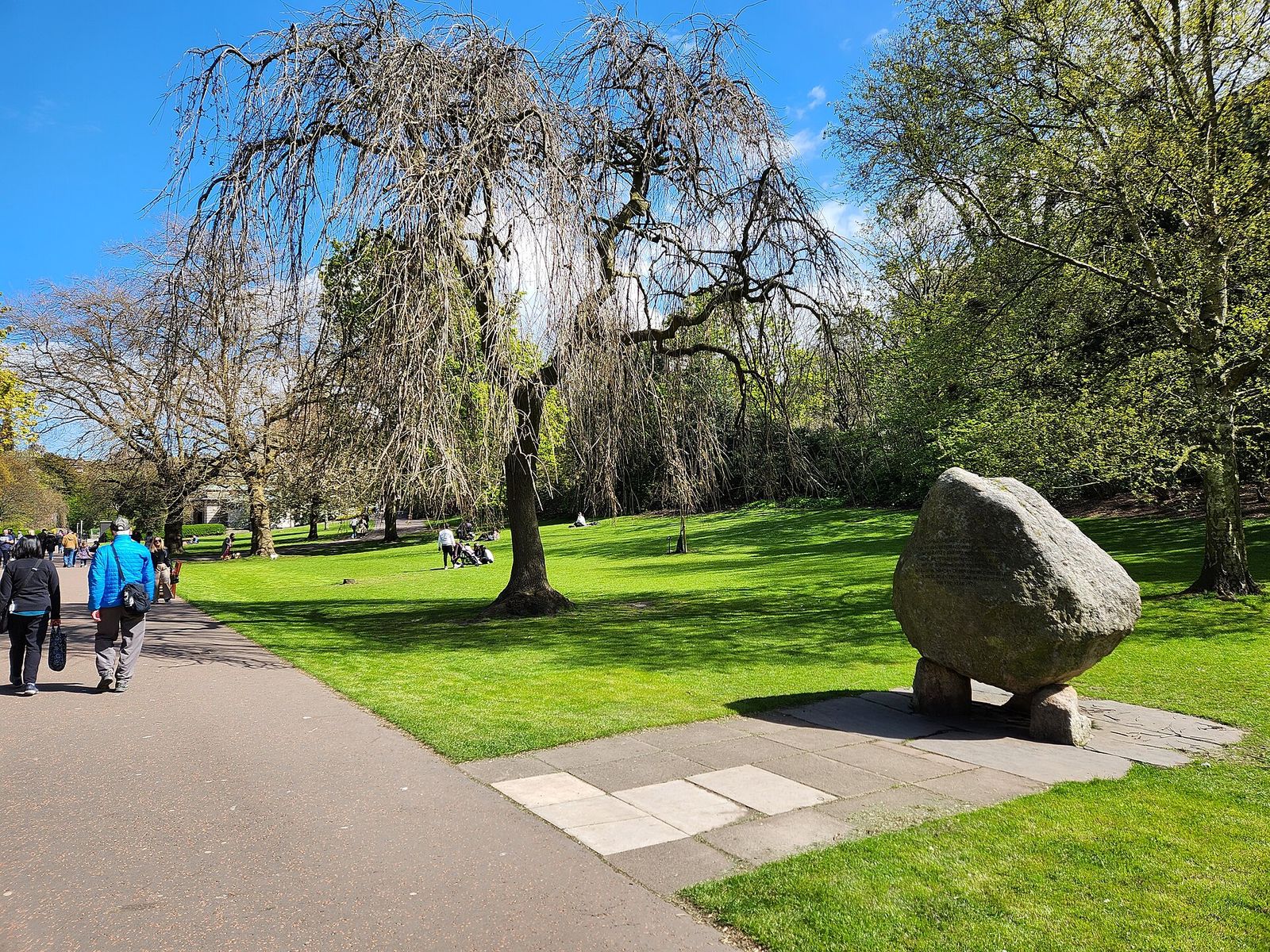 The Norwegian Memorial Stone, Princes Street Gardens, Edinburgh