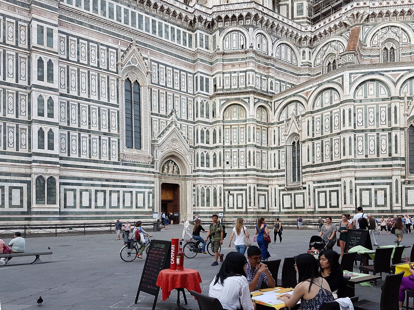 Restaurant in the Piazza del Duomo, Florence