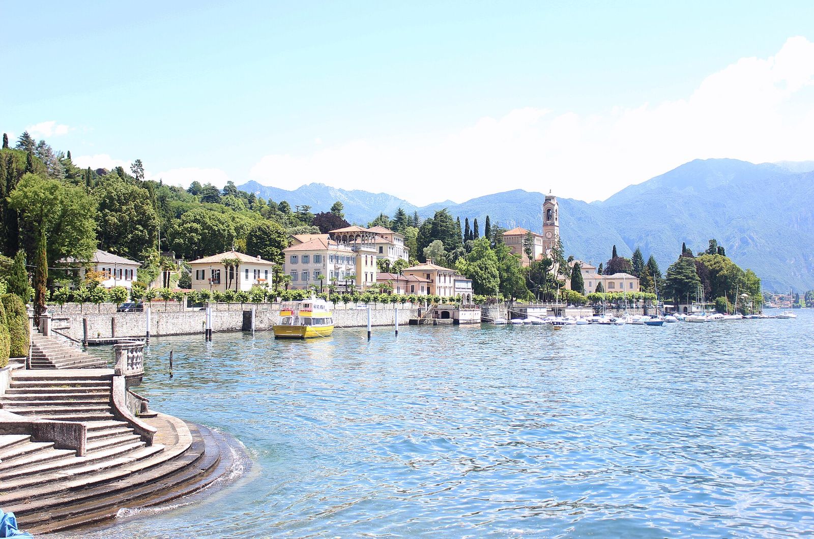 Tremezzo waterfront of Lake Como, Italy