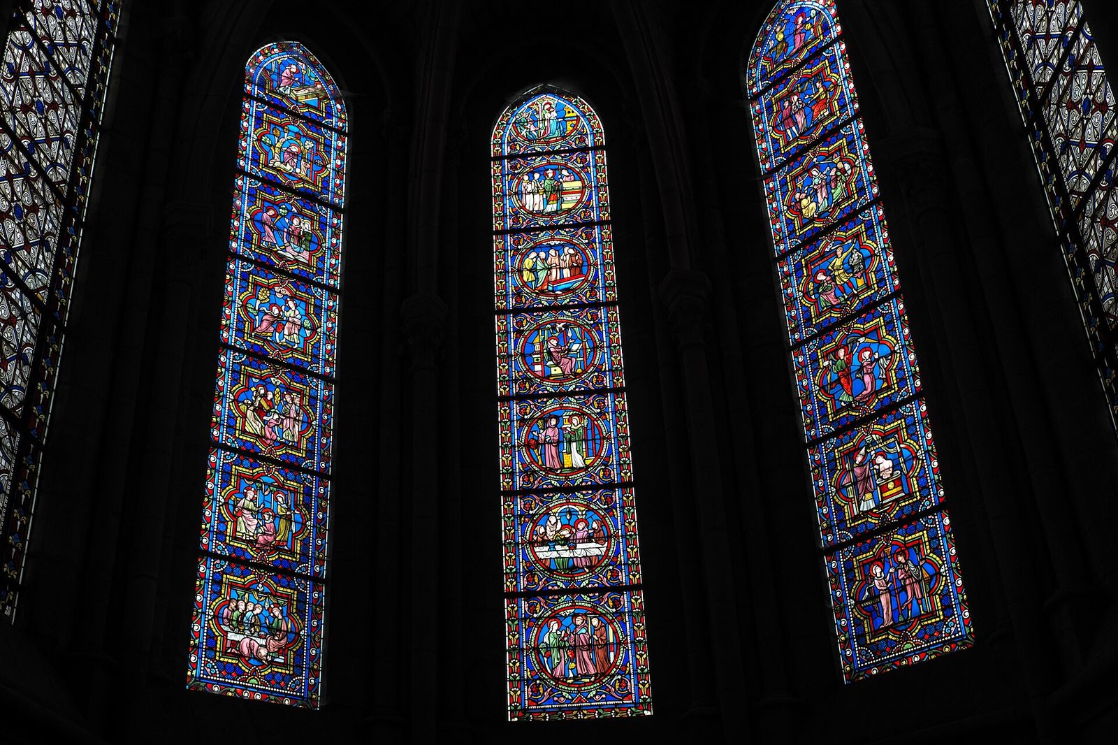 Stained-glass windows of Cathédrale Saint-Julien du Mans, Le Mans