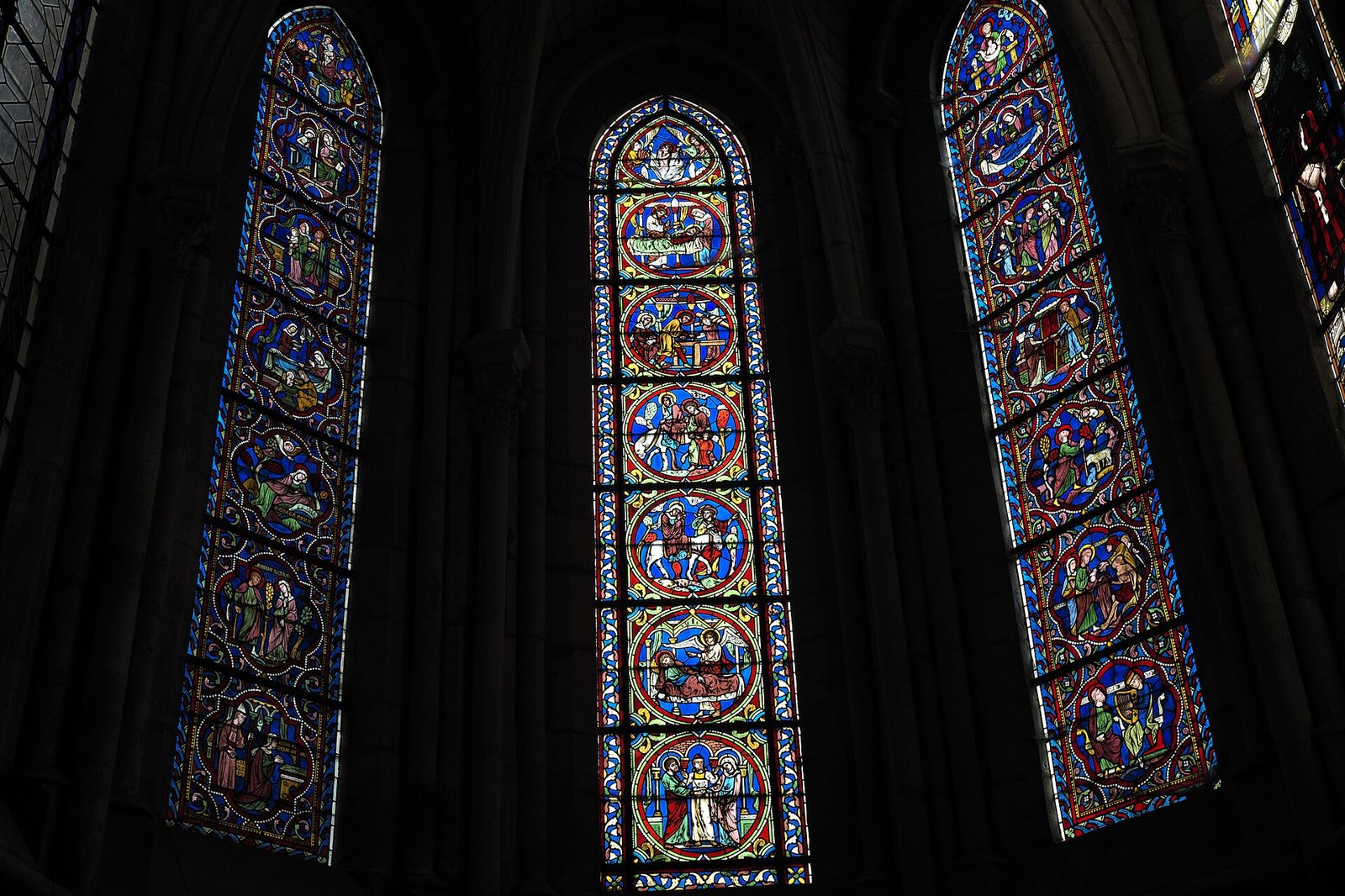 Stained-glass windows of Cathédrale Saint-Julien du Mans, Le Mans