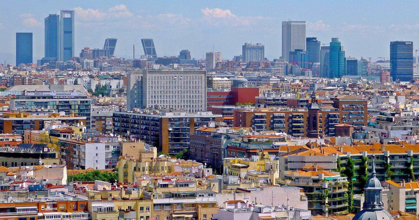 Skylines in Madrid