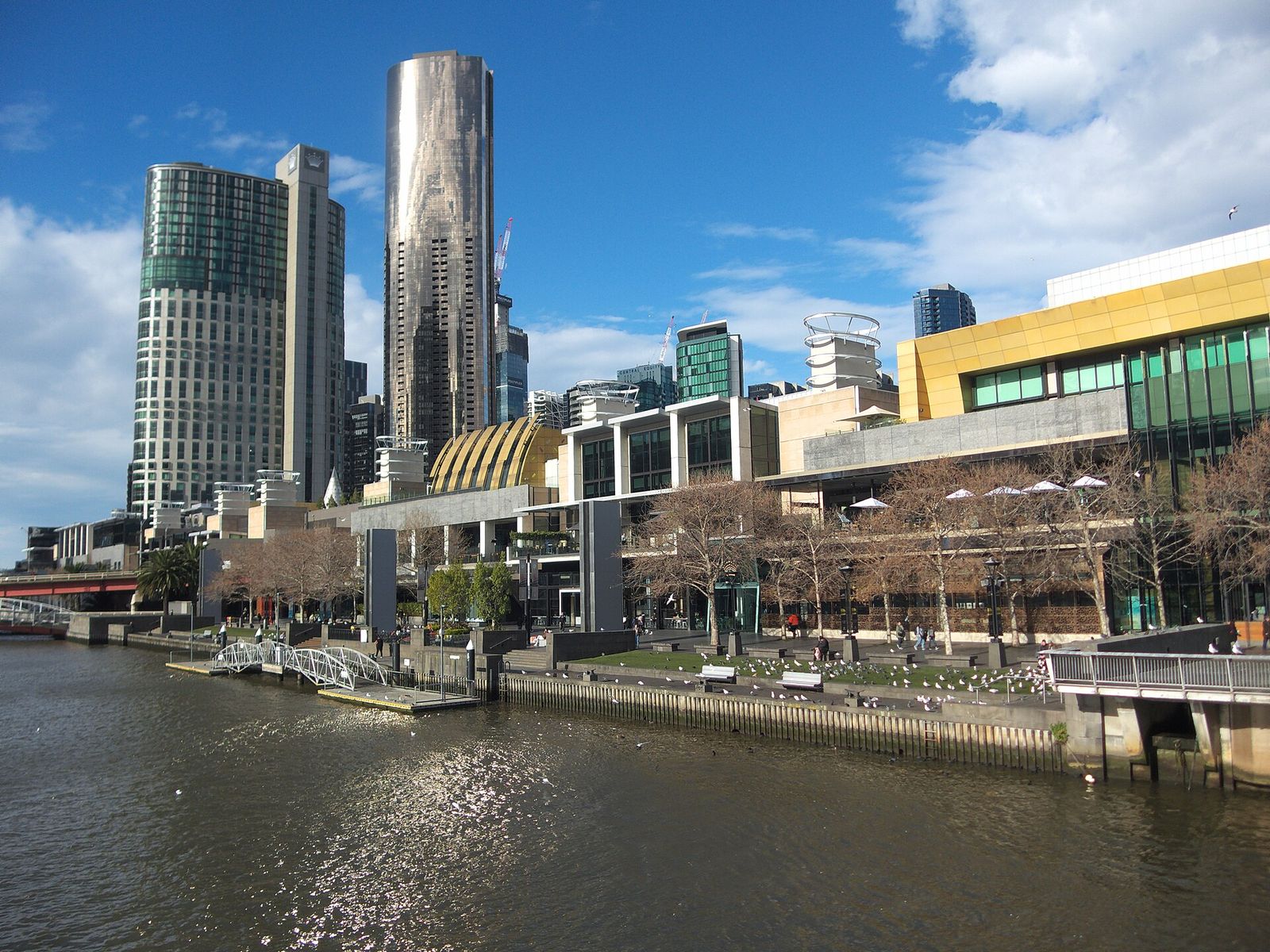 Crown Casino Complex, Melbourne, viewed from the Spencer Street bridge