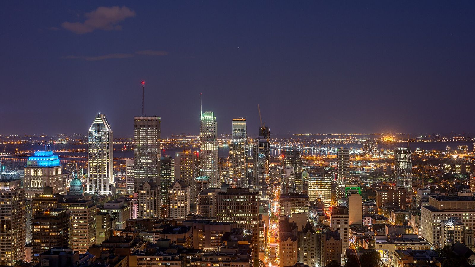 View from Mount Royal, Montreal
