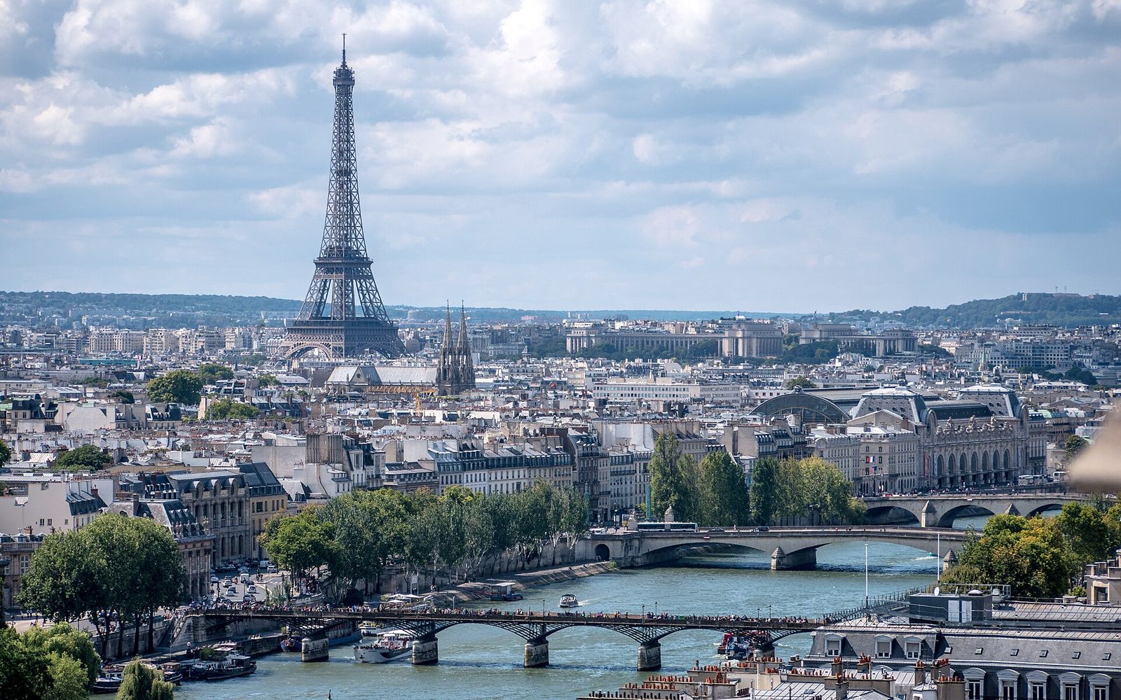 Views of the Seine in Paris