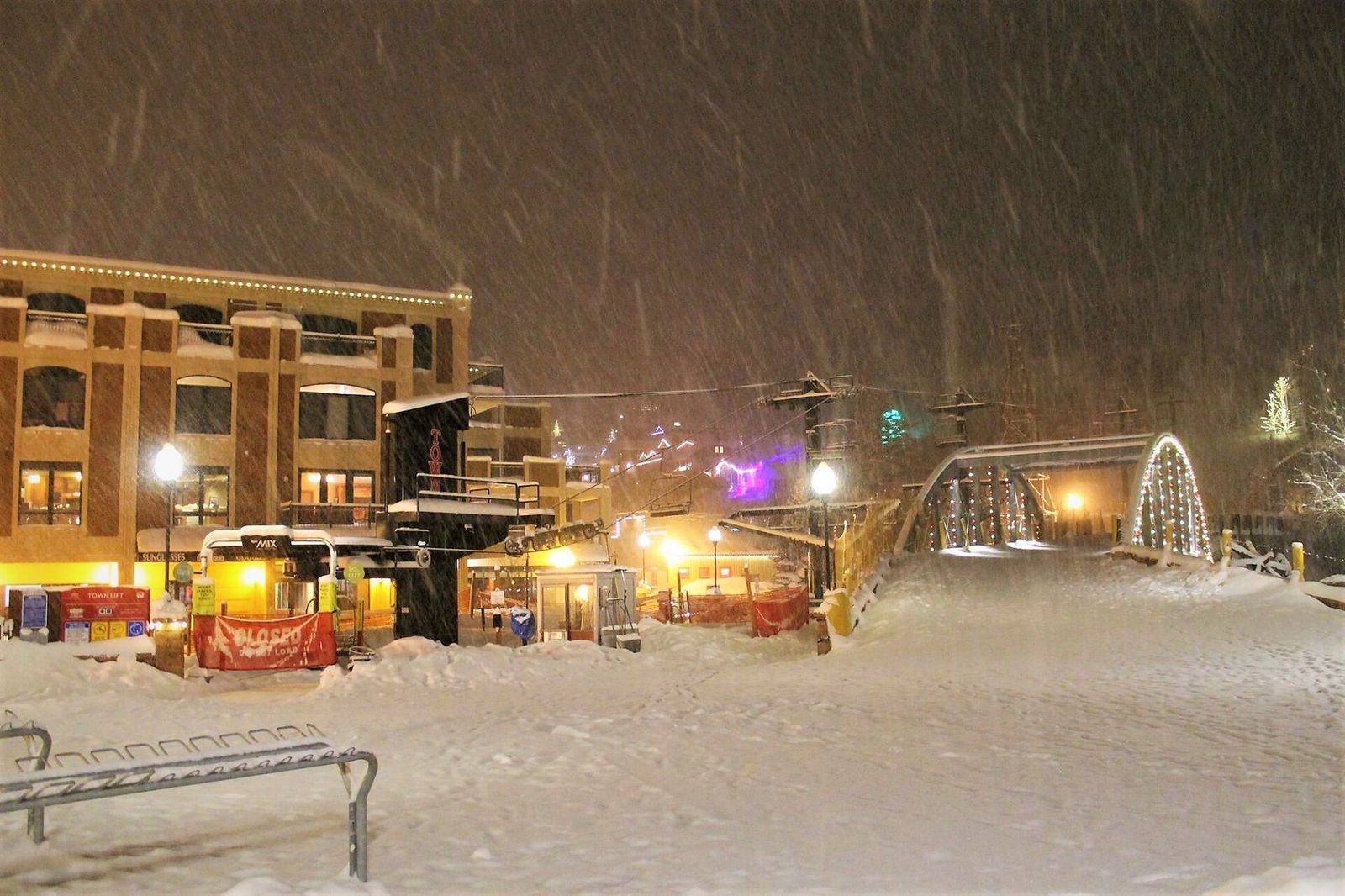 Town Lift in Park City gives access to the slopes within the city itself