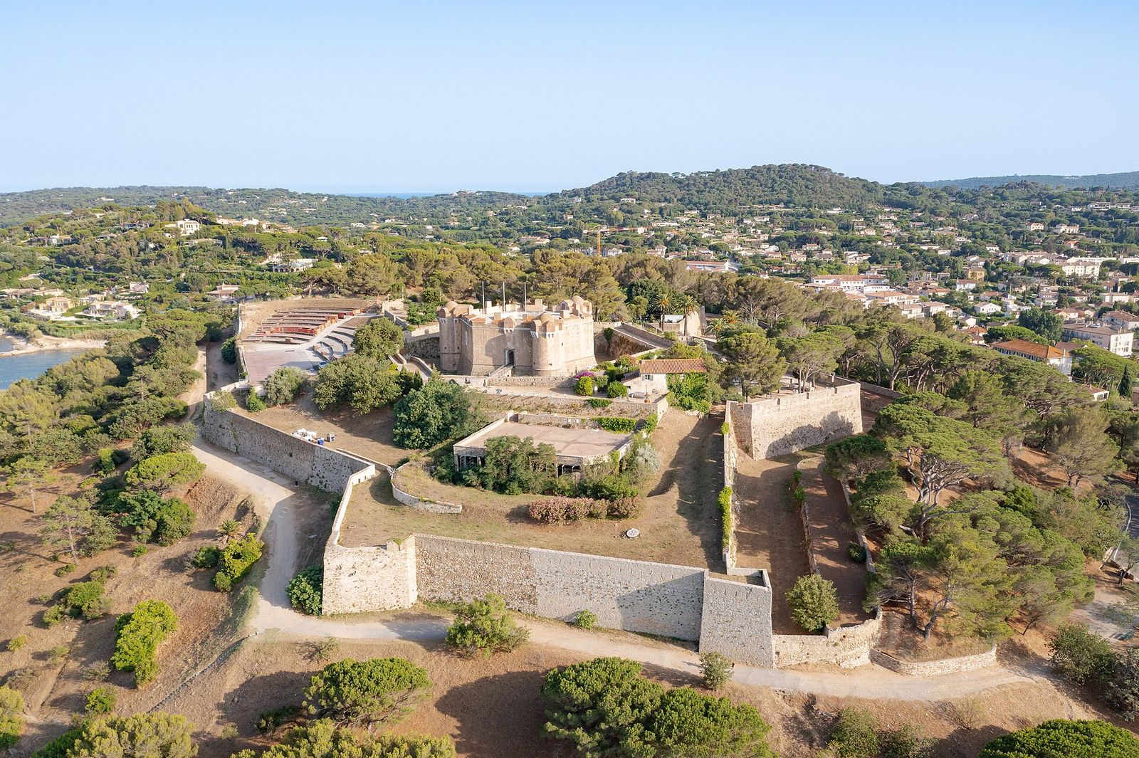 Aerial photographs of Saint-Tropez