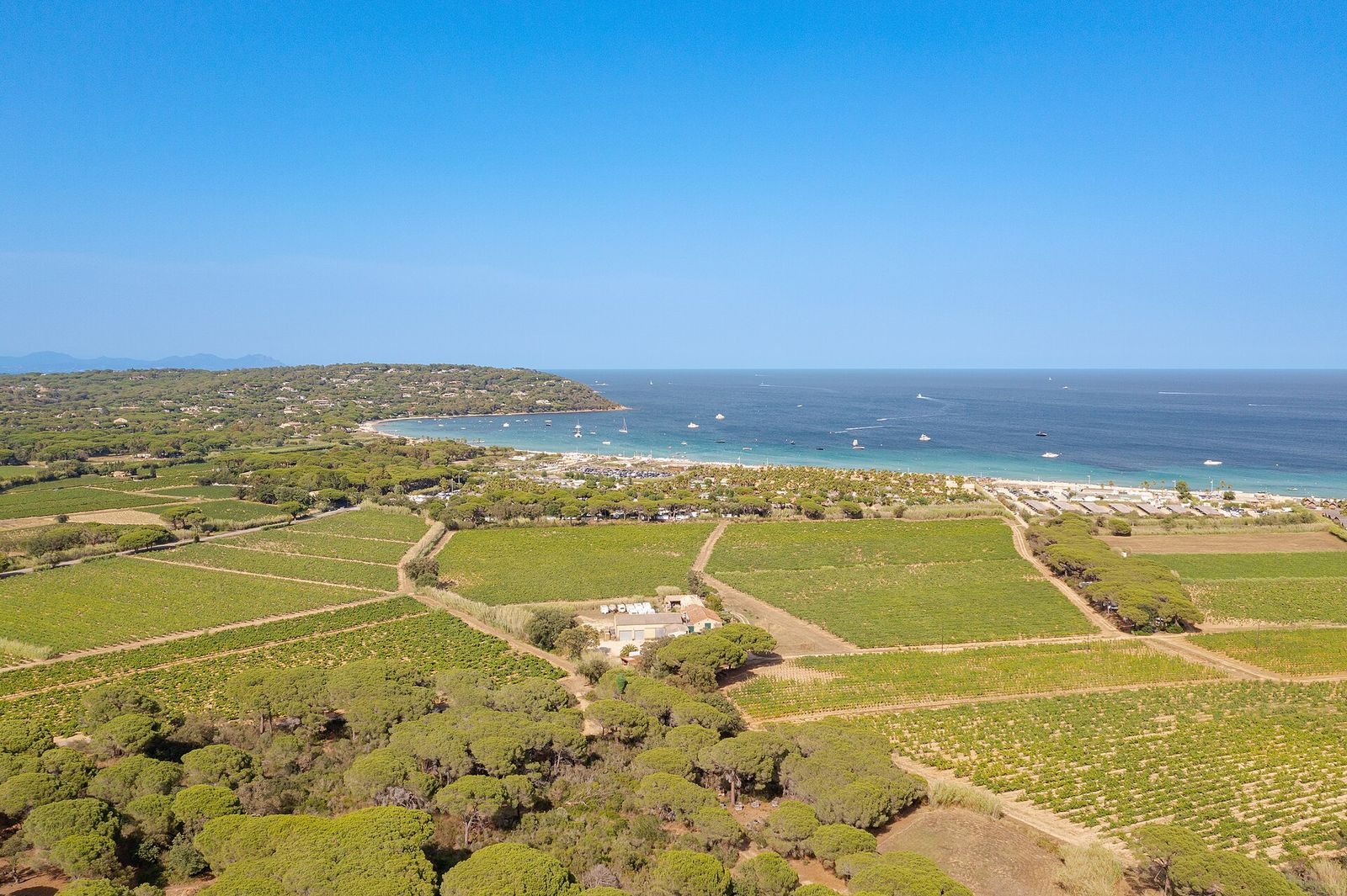 Aerial photographs of Saint-Tropez