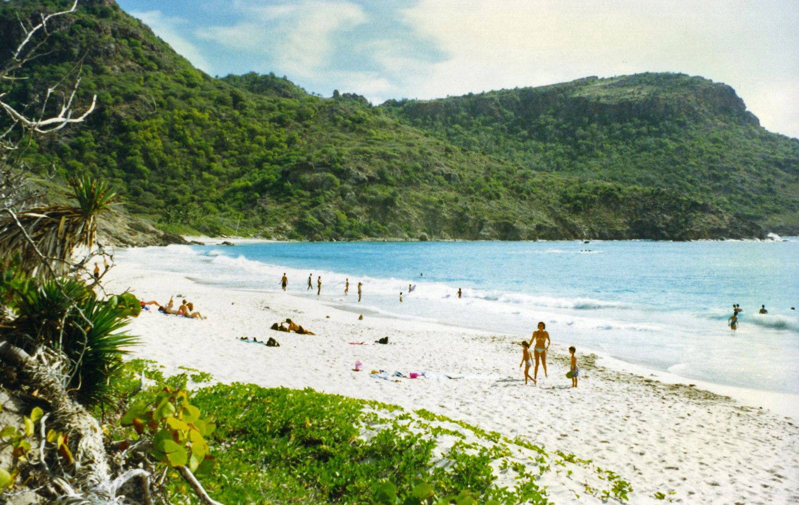 Beach at the Anse de Grande Saline on St, St. Barts