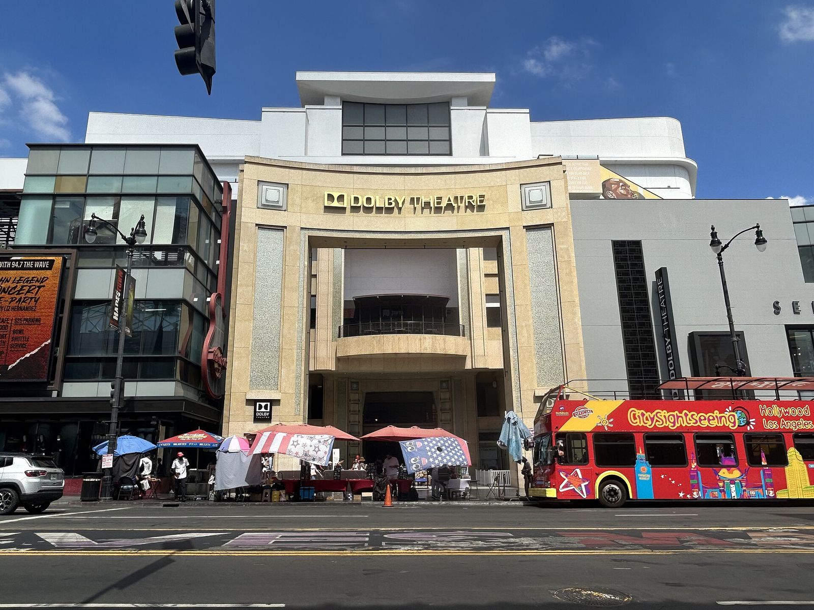 View of the Dolby Theater in Hollywood, California, Academy Awards