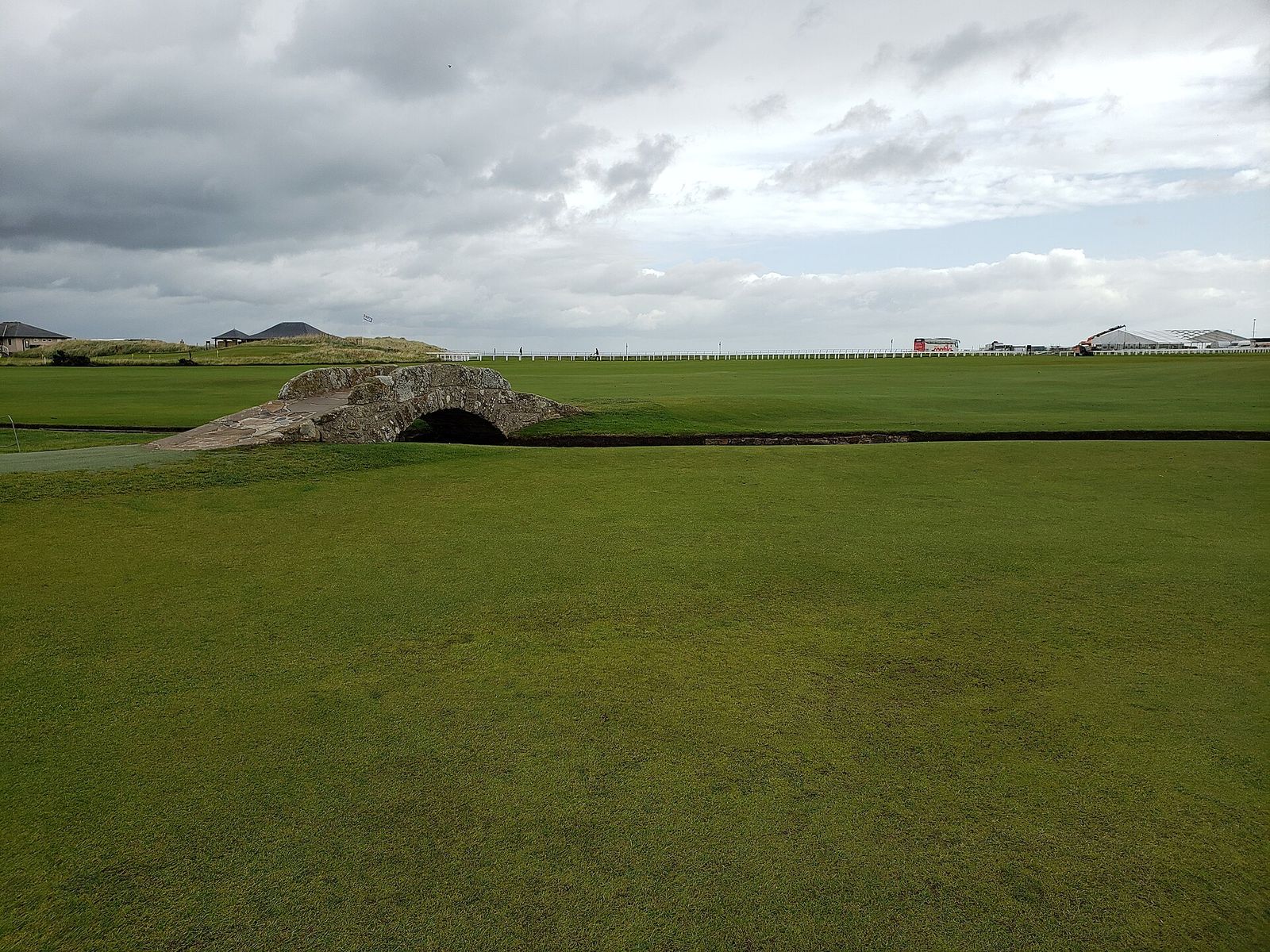 The famous Swilcan Bridge on the Old Course at St, Alfred Dunhill Links Championship