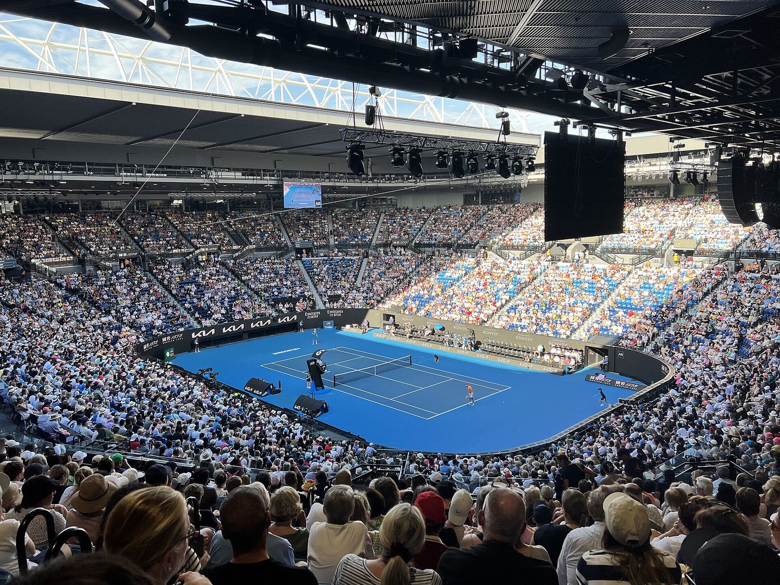 Rod Laver Arena Melbourne Park Australian Open 2023 first round with Rafael Nadal and Jack Draper