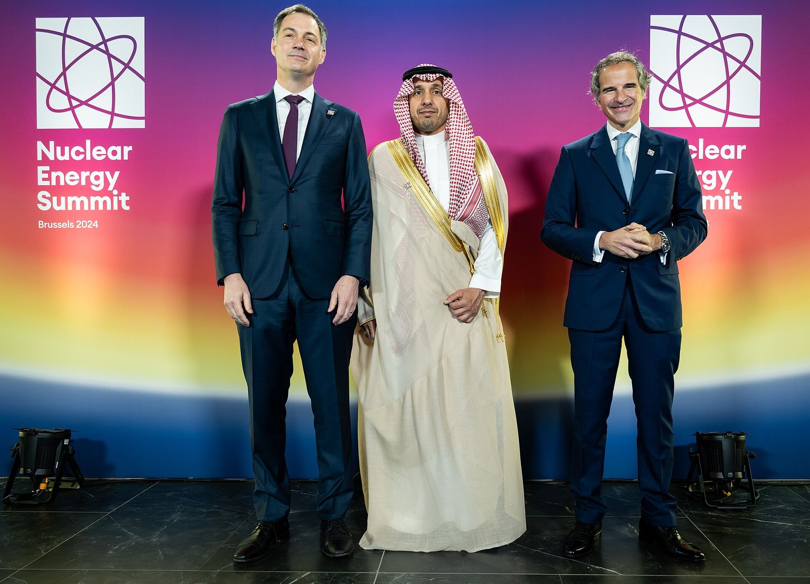Alexander De Croo, Saudi Arabia's Chief Executive Officer of King Abdullah City for Atomic and Renewable Energy Prince, BRAFA Art Fair