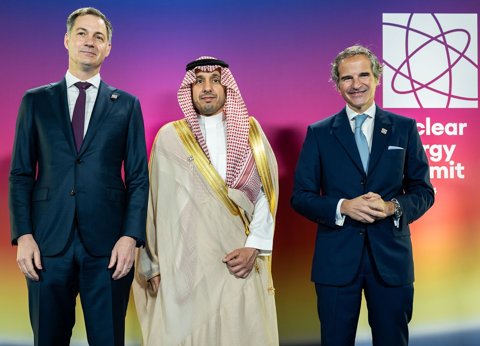 Alexander De Croo, Saudi Arabia's Chief Executive Officer of King Abdullah City for Atomic and Renewable Energy Prince, BRAFA Art Fair
