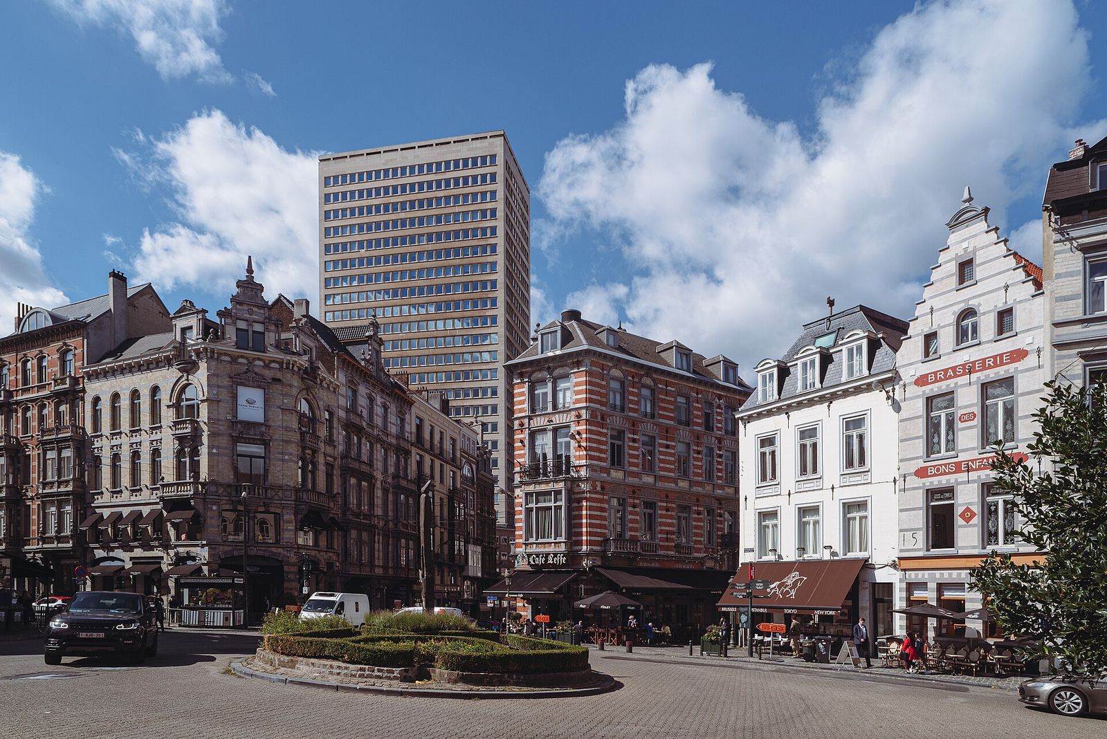 The Grand Sablon Square in Brussels, BRAFA Art Fair