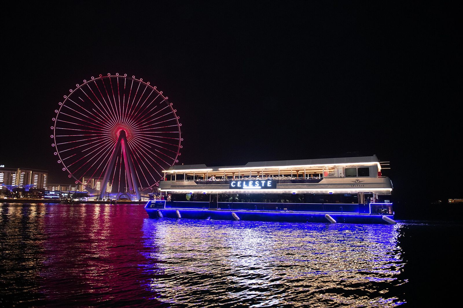 Dubai dinner cruise in harbour bay marina, Dubai International Boat Show