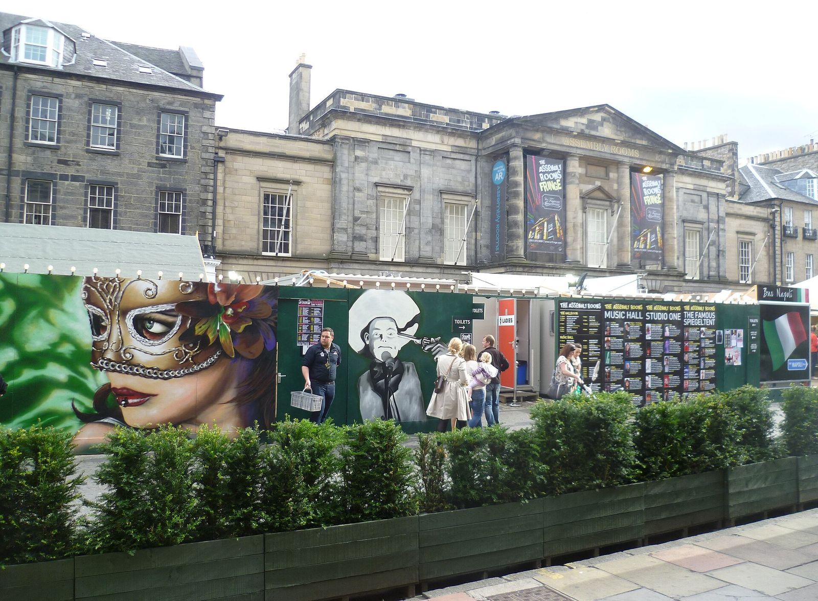 Assembly Rooms and Box Office, George Street 2013, Edinburgh International Festival and Fringe