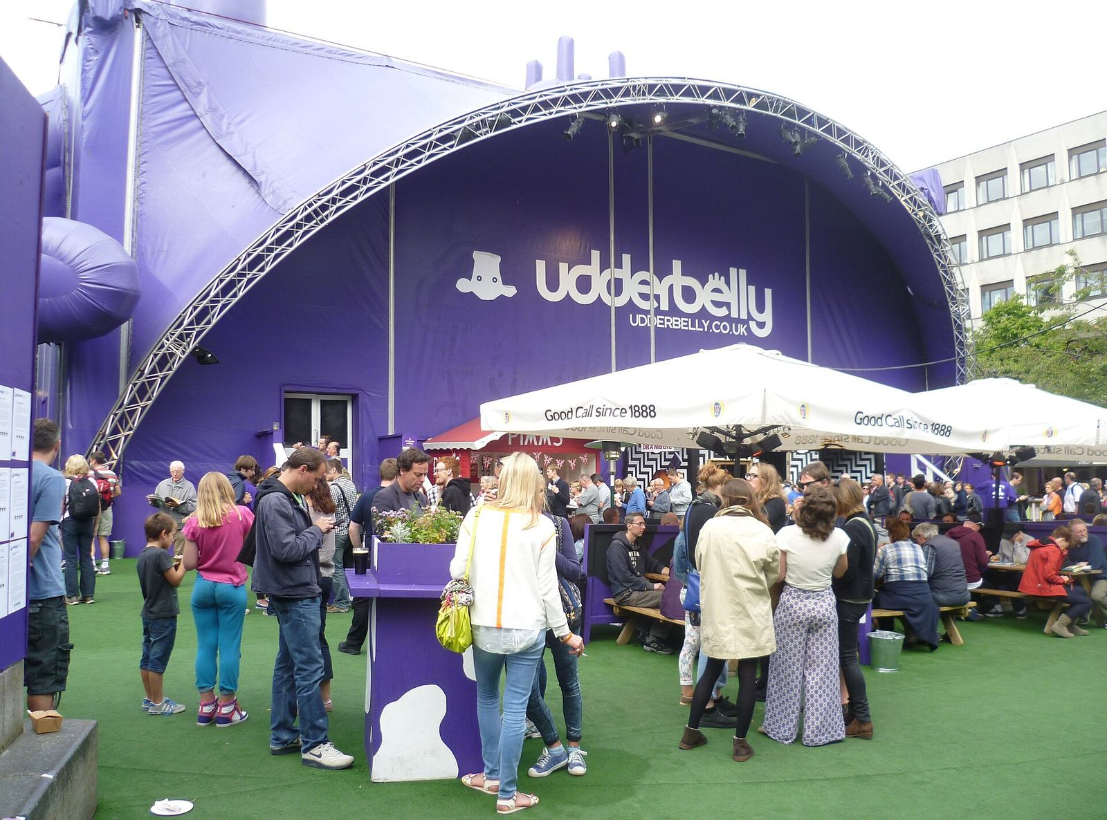 The Udderbelly, Bristo Square 2013, Edinburgh International Festival and Fringe