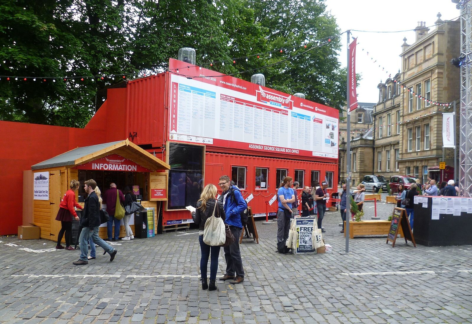 Assembly, George Square Box Office, 2013, Edinburgh International Festival and Fringe