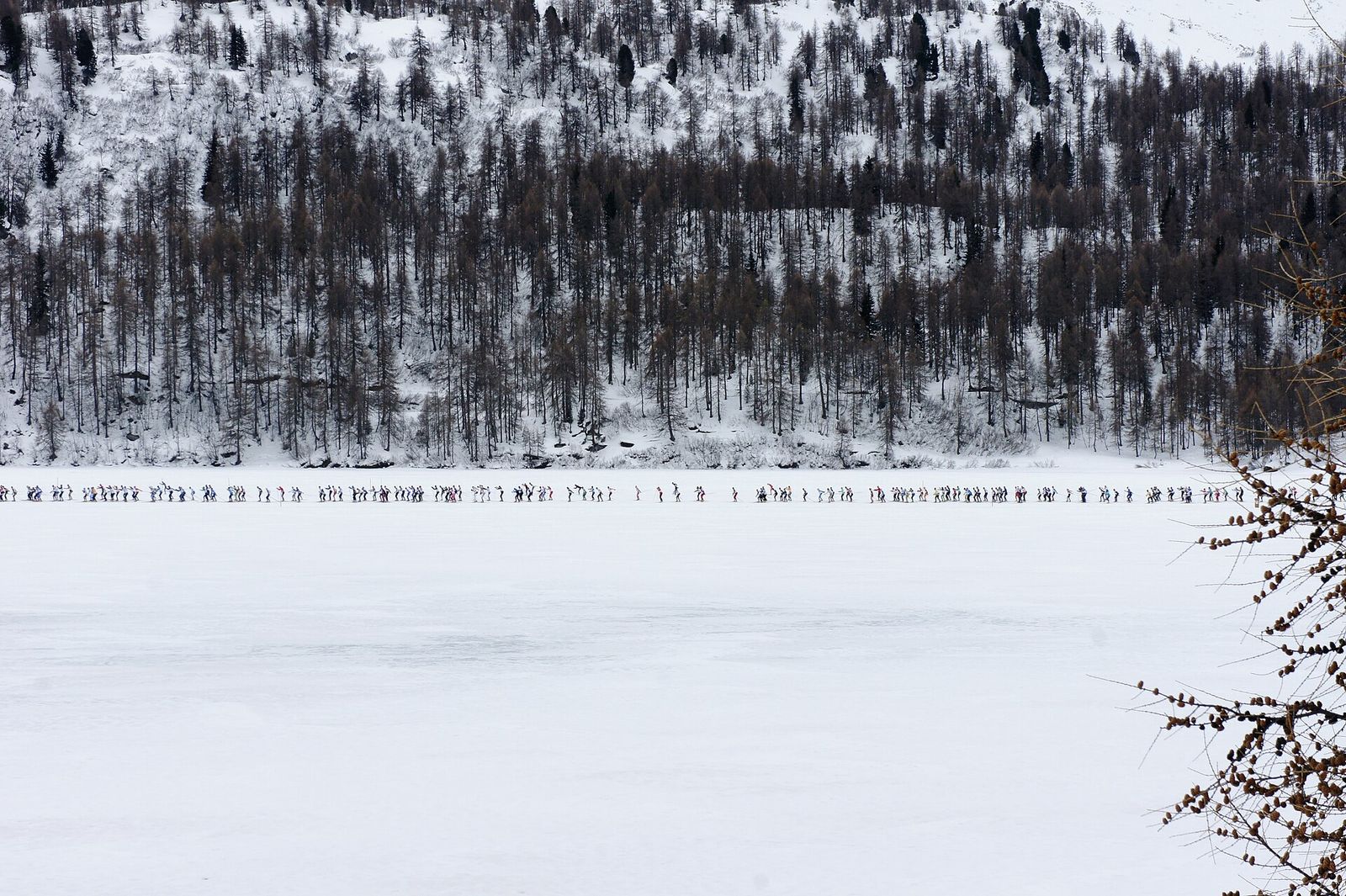 Lake Sils, Engadin Skimarathon