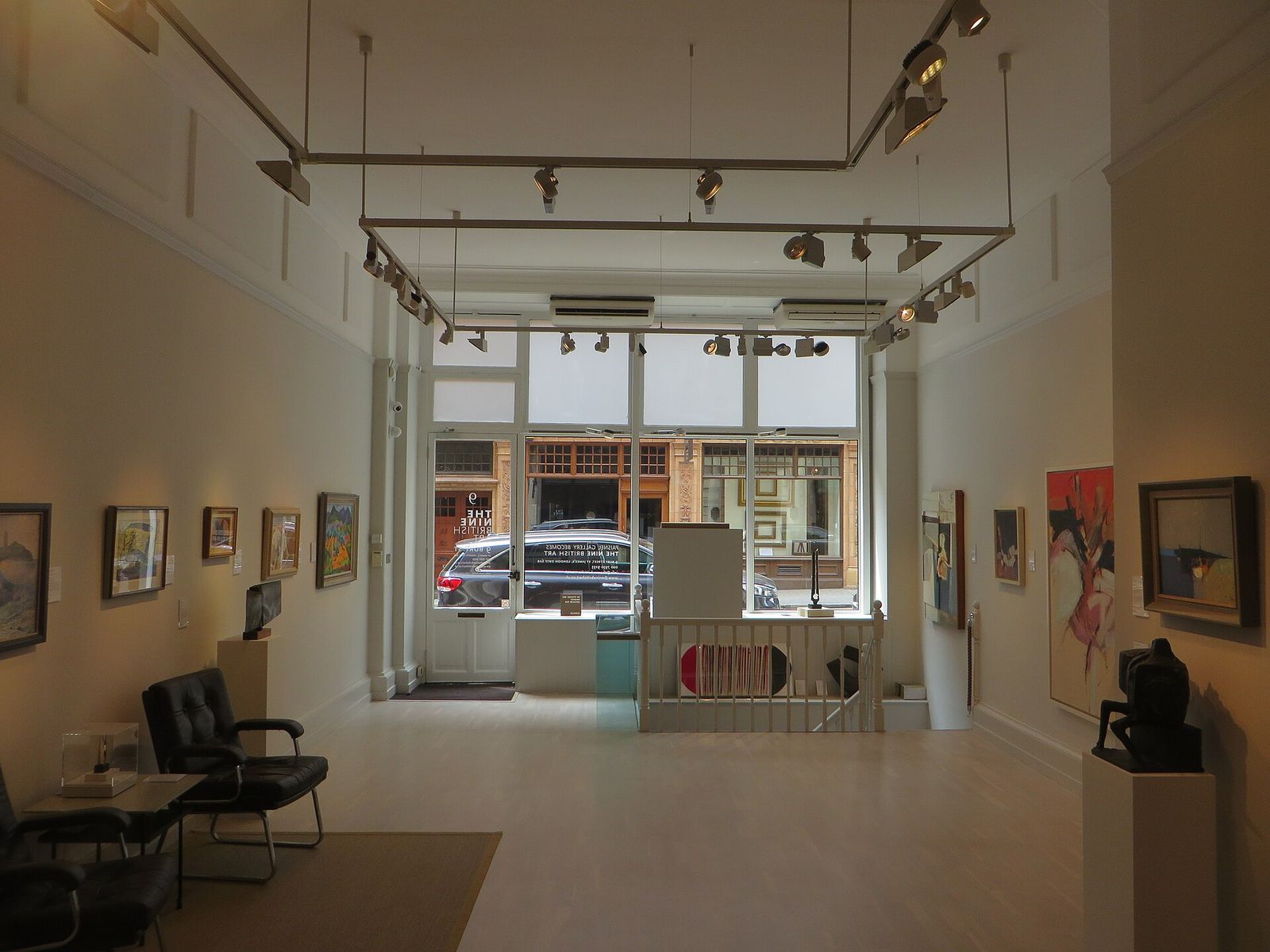 The Nine British Art, art gallery at 9 Bury Street, London, St James's, central London, England, Frieze Masters