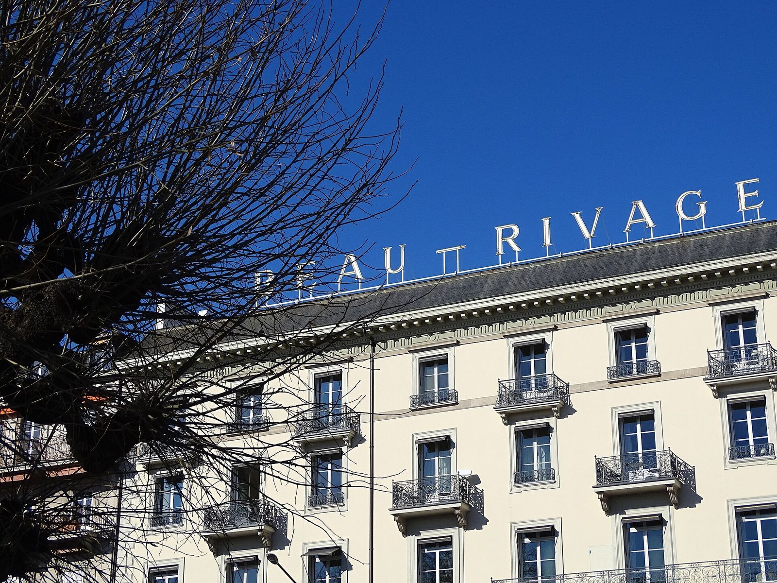 Facade of Beau-Rivage - Geneva - Switzerland, Geneva Watch Days