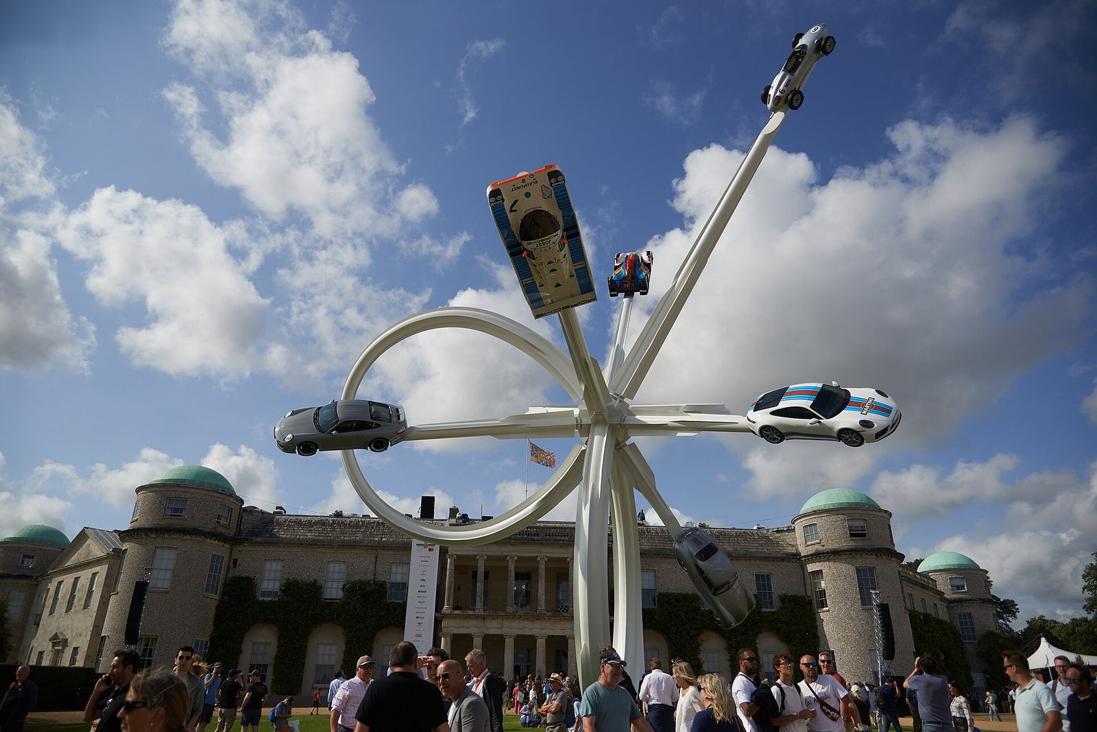 Porsche cars display at 2023 Goodwood Festival of Speed