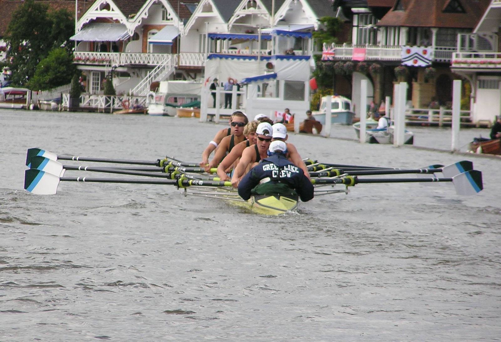 Green Lake Crew Junior Men's 8 racing at the 2007 Henley Royal Regatta