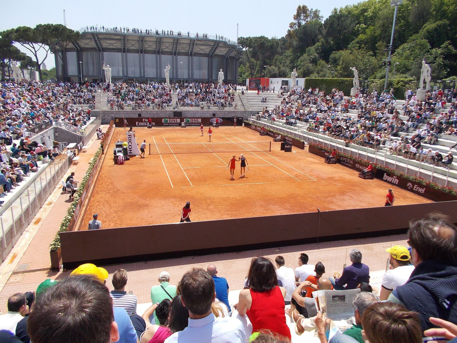Foro Italico - Campo Pietrangeli, Internazionali BNL d'Italia