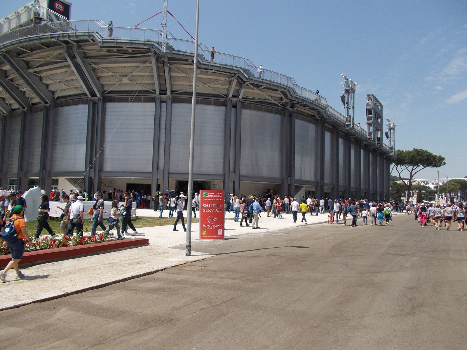 Foro Italico-Campo Centrale, Internazionali BNL d'Italia