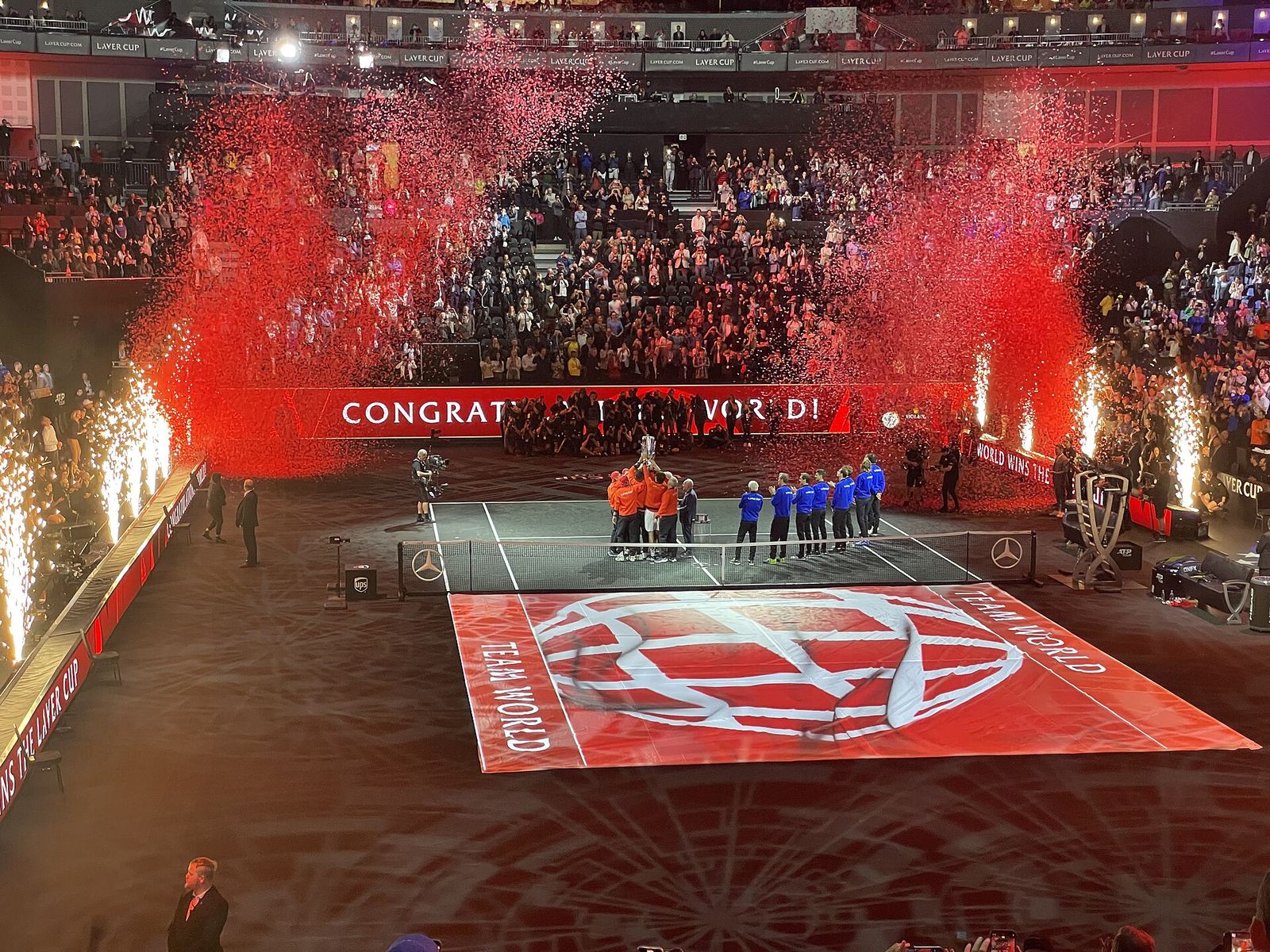 Team World gets their first win at the 2022 Laver Cup