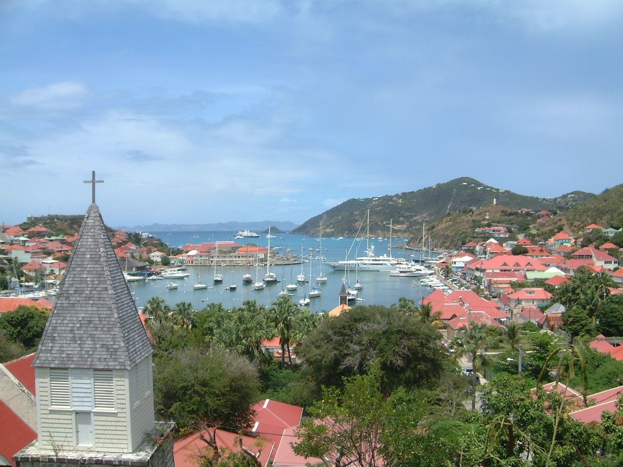 The harbour of the island, in Gustavia, Saint-Barthélemy, Les Voiles de Saint-Barth Richard Mille