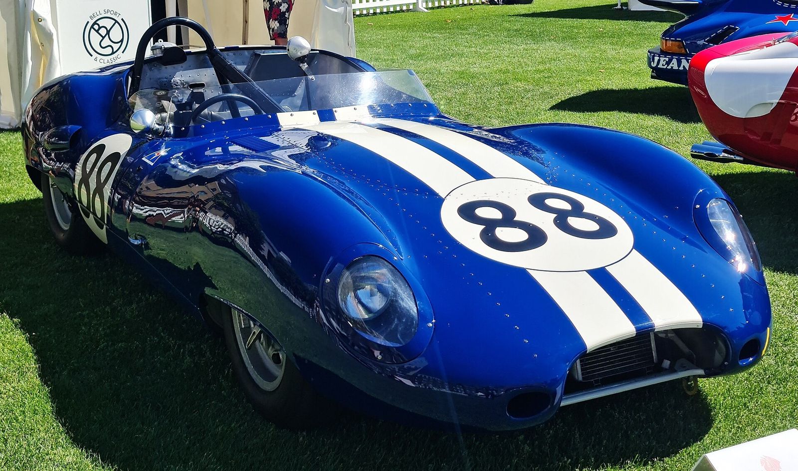 A Lister Costin 'BHL135' taken at the London Concours 2021