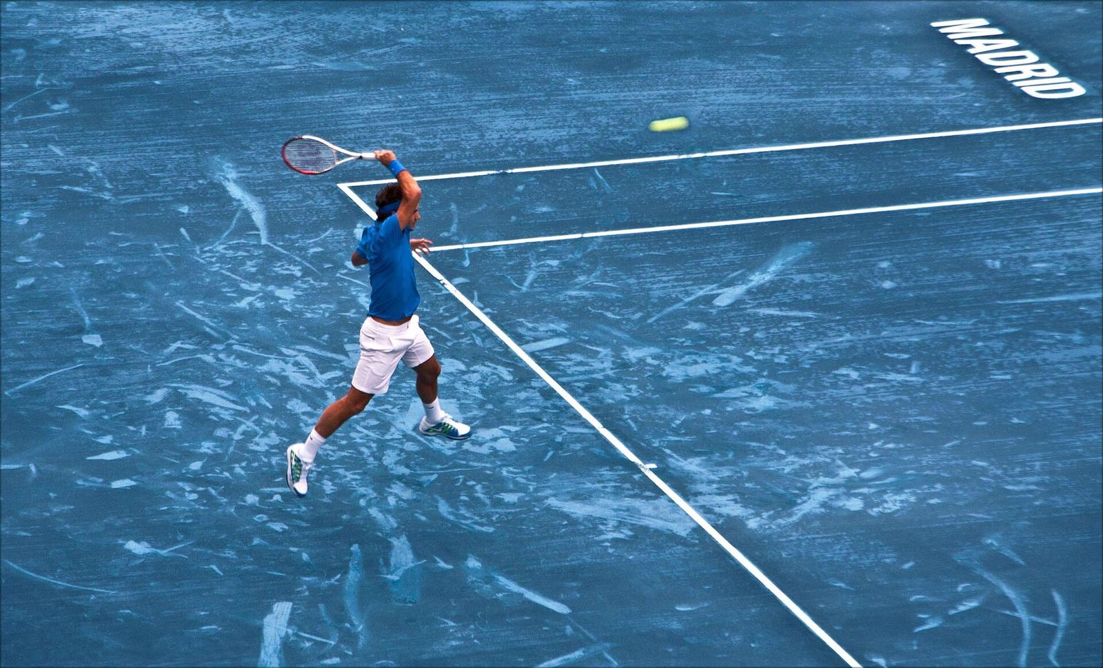 Roger Federer at the 2012 Madrid Masters, Mutua Madrid Open