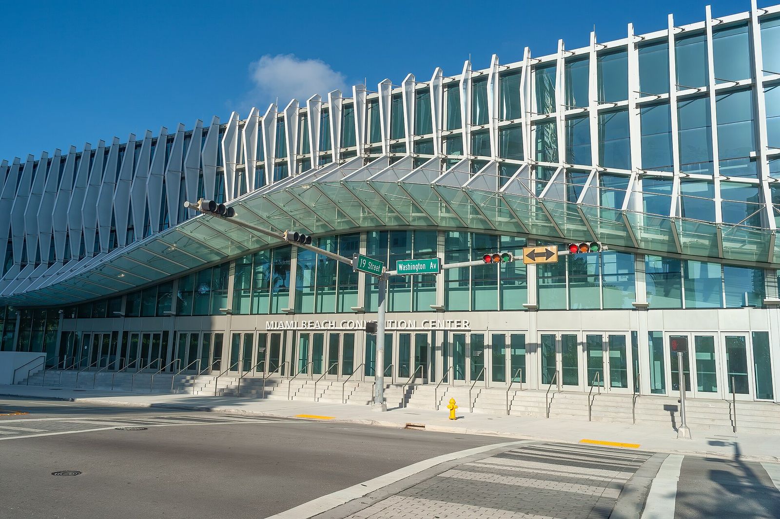 MB Convention Center back façade, Discover Boating Miami International Boat Show