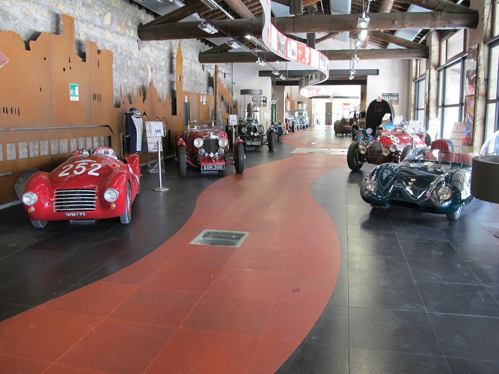 The Mille Miglia Museum in San Eufemia, near Brescia Italy, 1000 Miglia