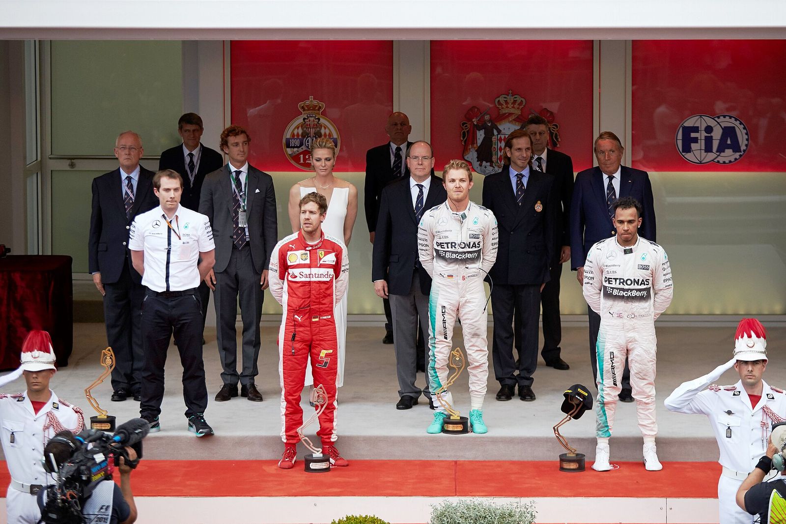 Monaco 2015 podium, Monaco Grand Prix
