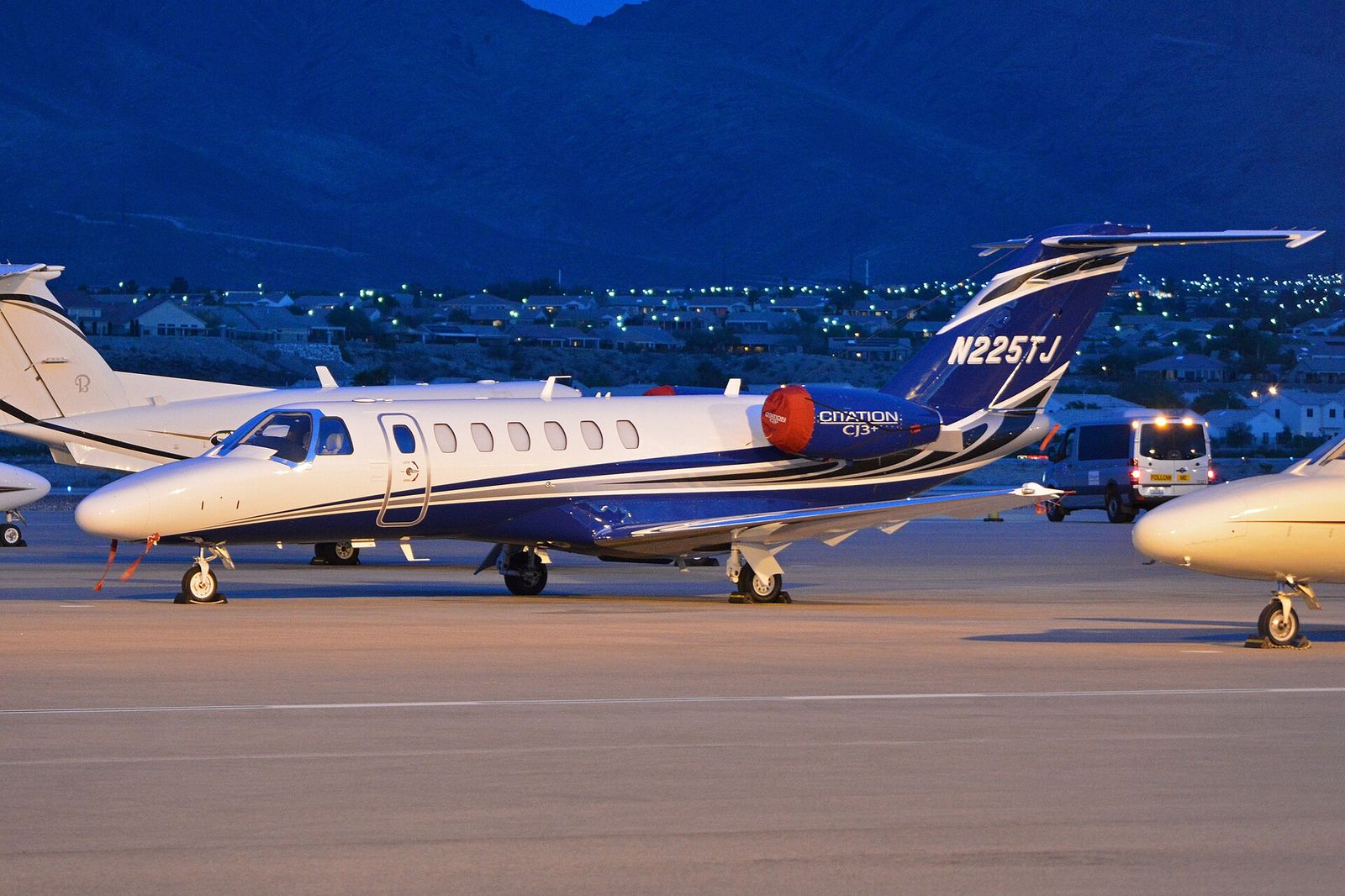 Cessna CitationJet CJ3 at Henderson Executive Airport, NBAA Business Aviation Convention & Exhibition