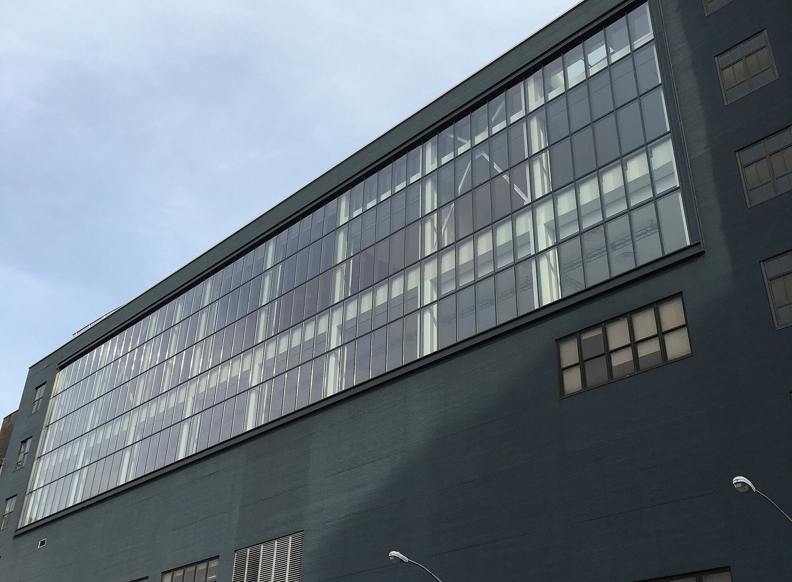 Photo of the Varick Facade of Spring Studios, New York Fashion Week