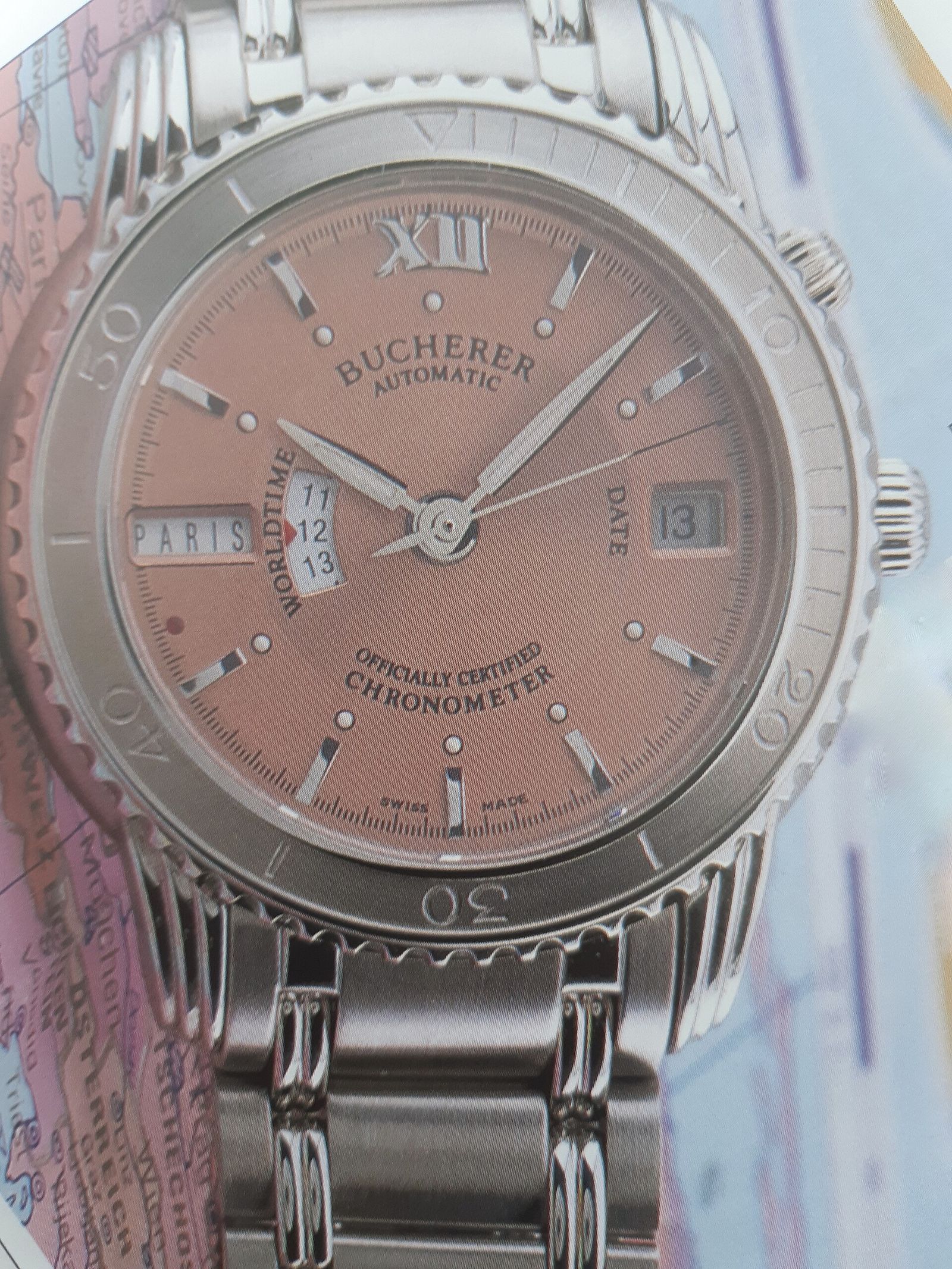 Bucherer Archimedes World Time Watch, Only Watch