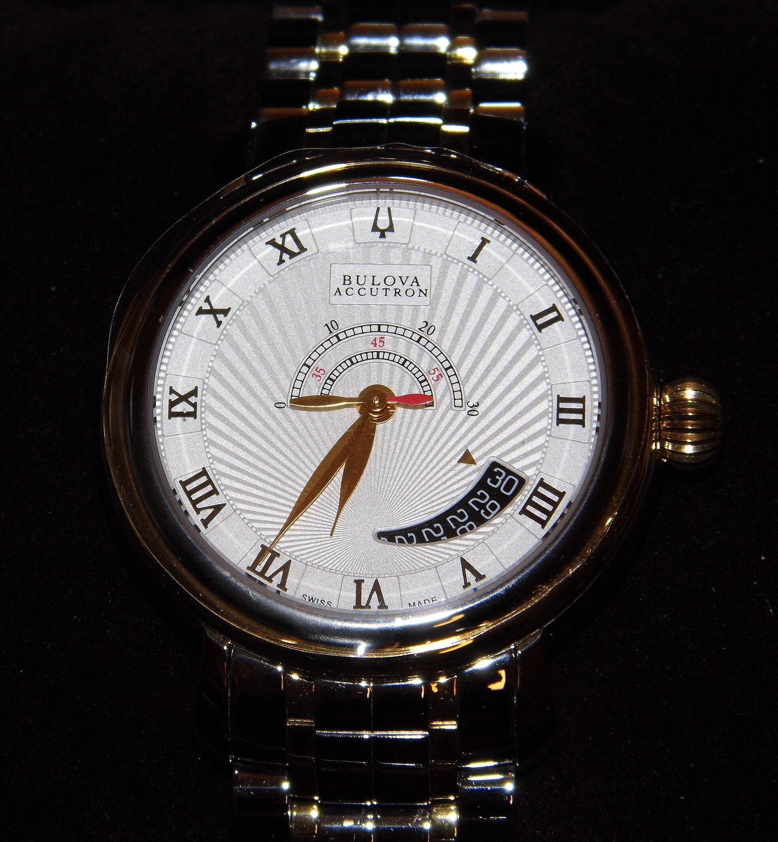 Bulova Accutron "Amerigo" Men's Watch, Swiss-Made Mechanical Automatic (Self Winding) Movement with Exhibition Back &, Only Watch