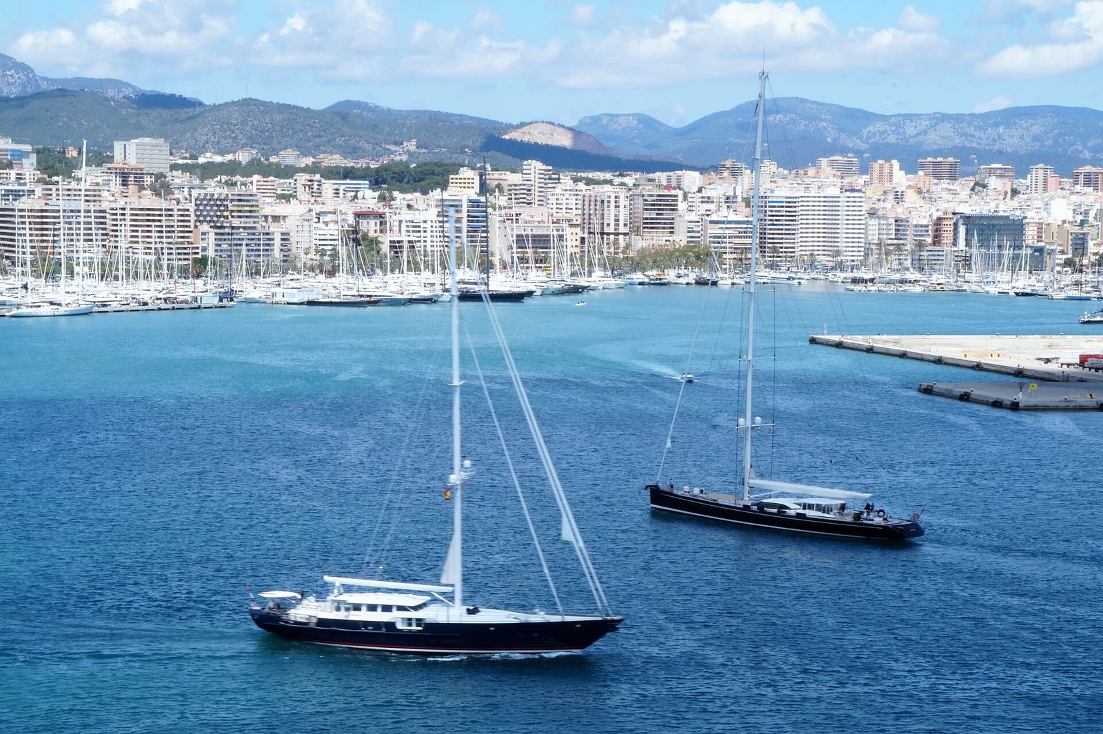 Mallorca, or Majorca is the largest island in the Balearic Islands, which are part of Spain and located in the Mediterranean, Palma International Boat Show