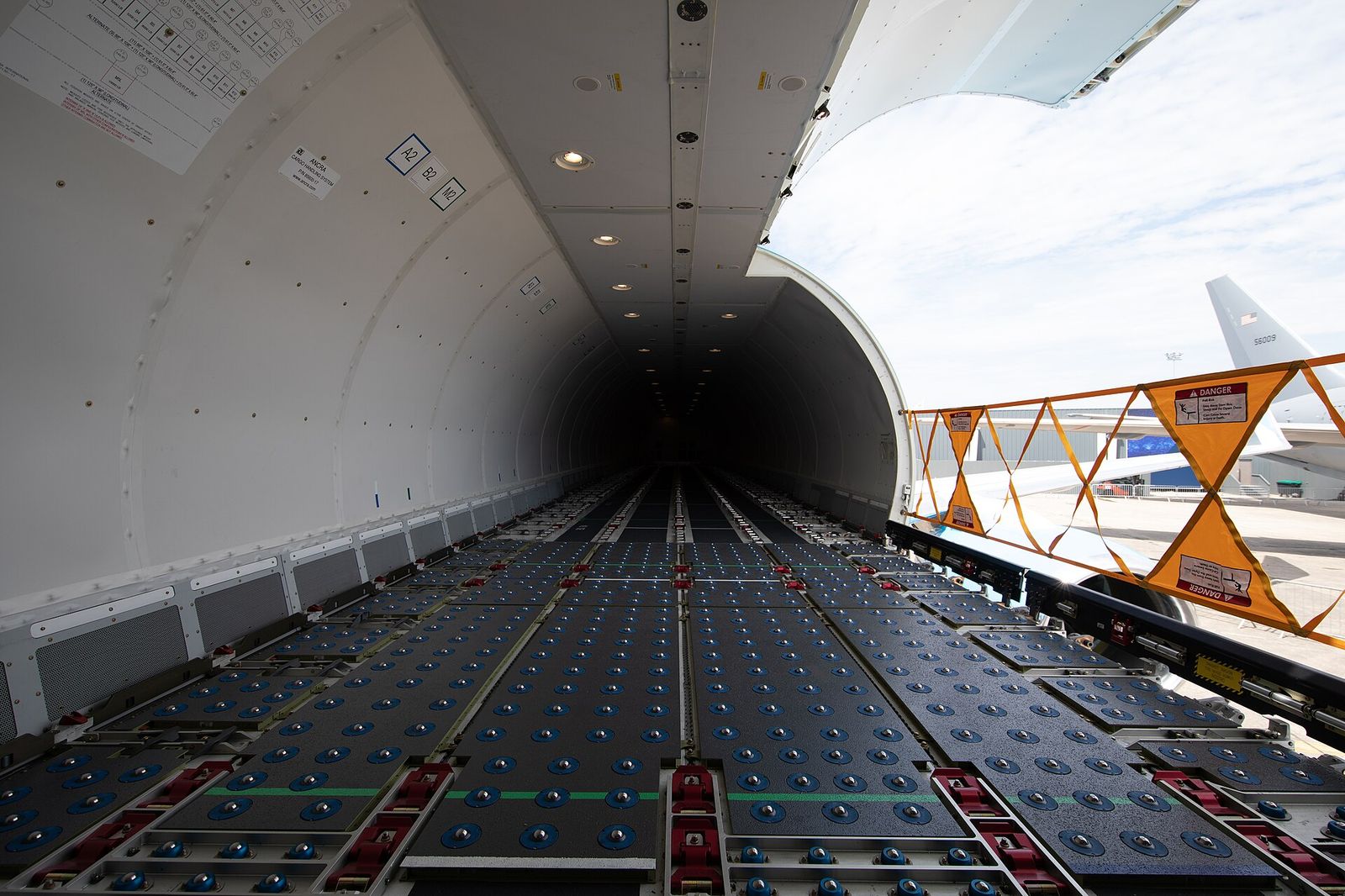Boeing 737-800 BCF of Amazon Prime Air at Paris Air Show 2019