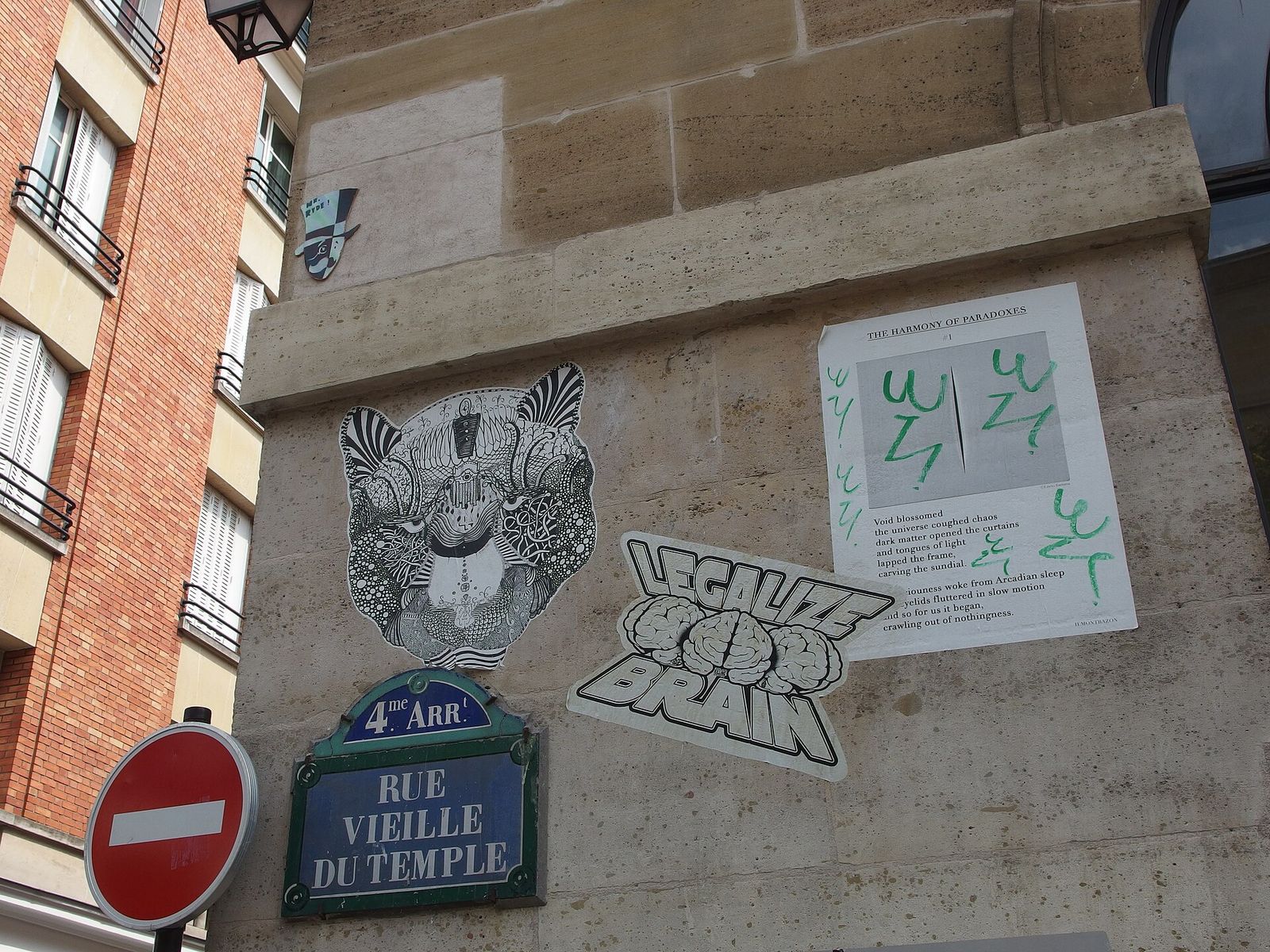 Street Art @ Marais @ Paris, Paris Fashion Week Menswear