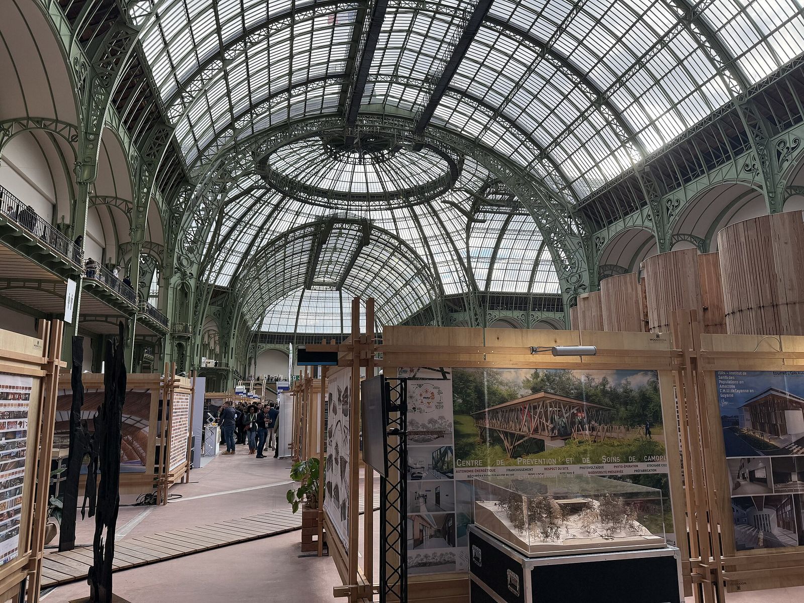 Interior of the Grand Palais, Paris Haute Couture Week
