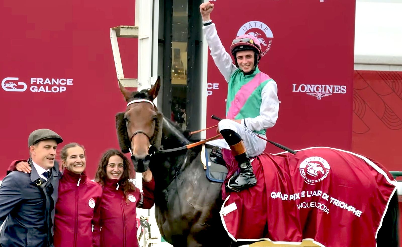 Bluestocking winning team Prix de l'Arc de Triomphe 2024, Qatar Prix de l'Arc de Triomphe